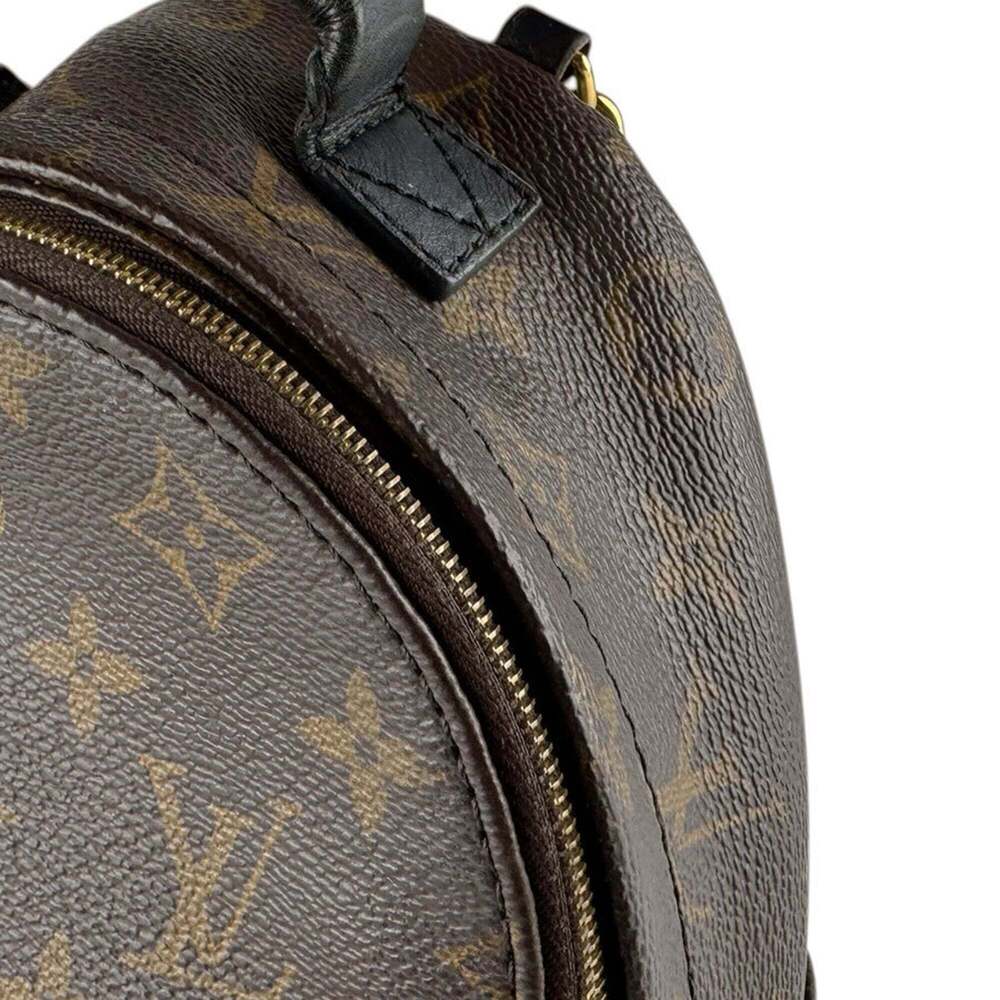 LOUIS VUITTON Brown Monogram Canvas Backpack - Picture 7 of 13